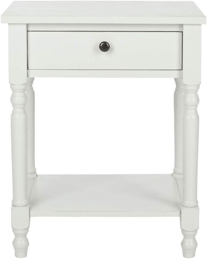 Tami Nightstand With Storage Drawer - Off White - Safavieh.