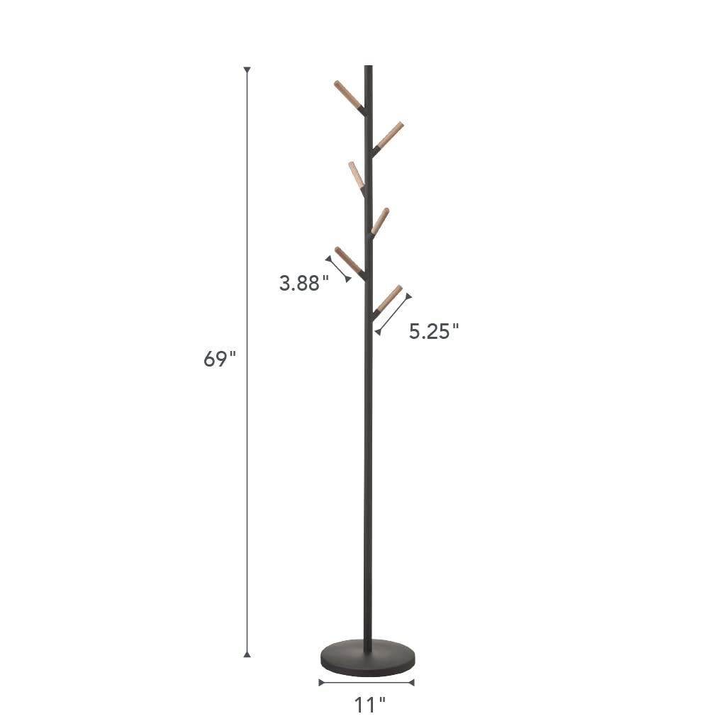 Yamazaki Home Coat Hanger, Steel, Weighted Base
