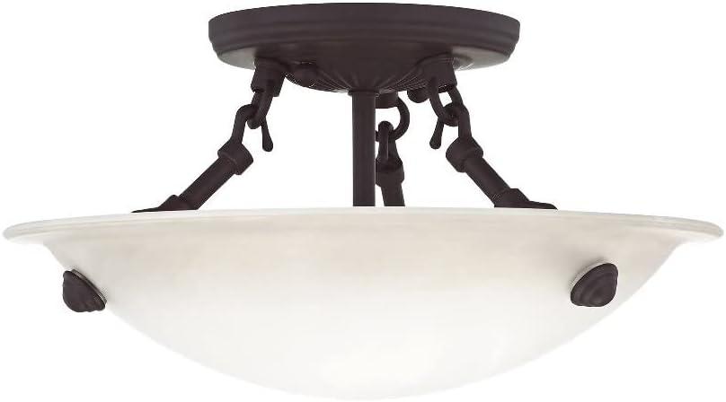 Livex Lighting Oasis Ceiling Mount in Bronze