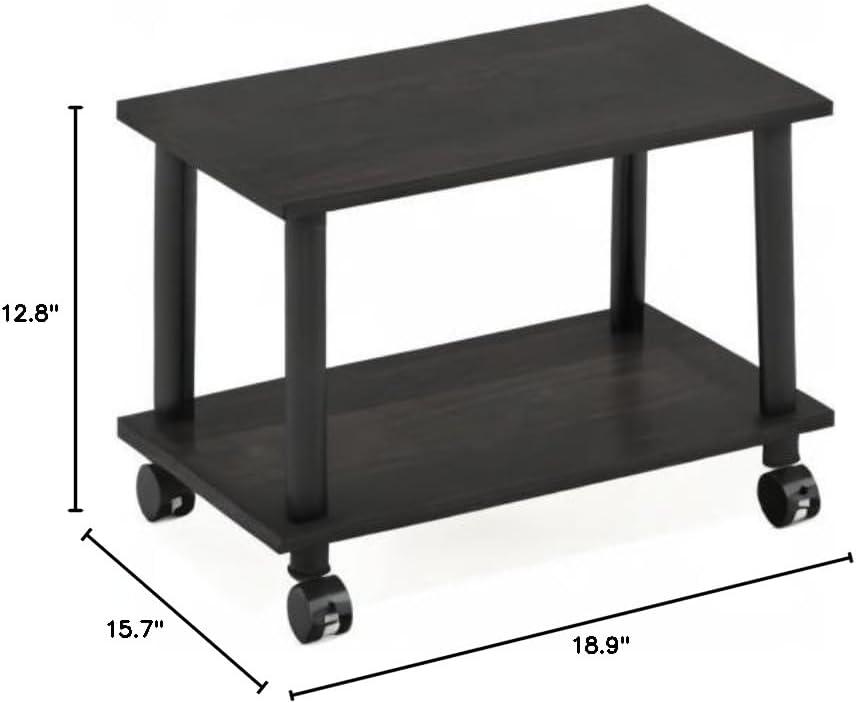 Furinno Econ 12.8'' H x 18.9'' W Printer Stand with Wheels