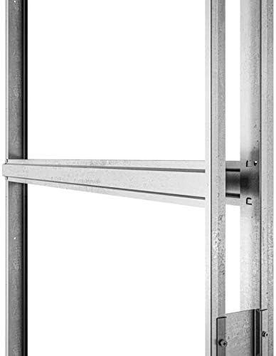 Galvanized Steel Single Pocket Door Frame Kit for 30x80 Doors