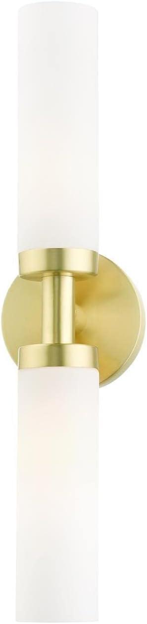 Livex Lighting Aero 2 - Light Vanity in  Satin Brass