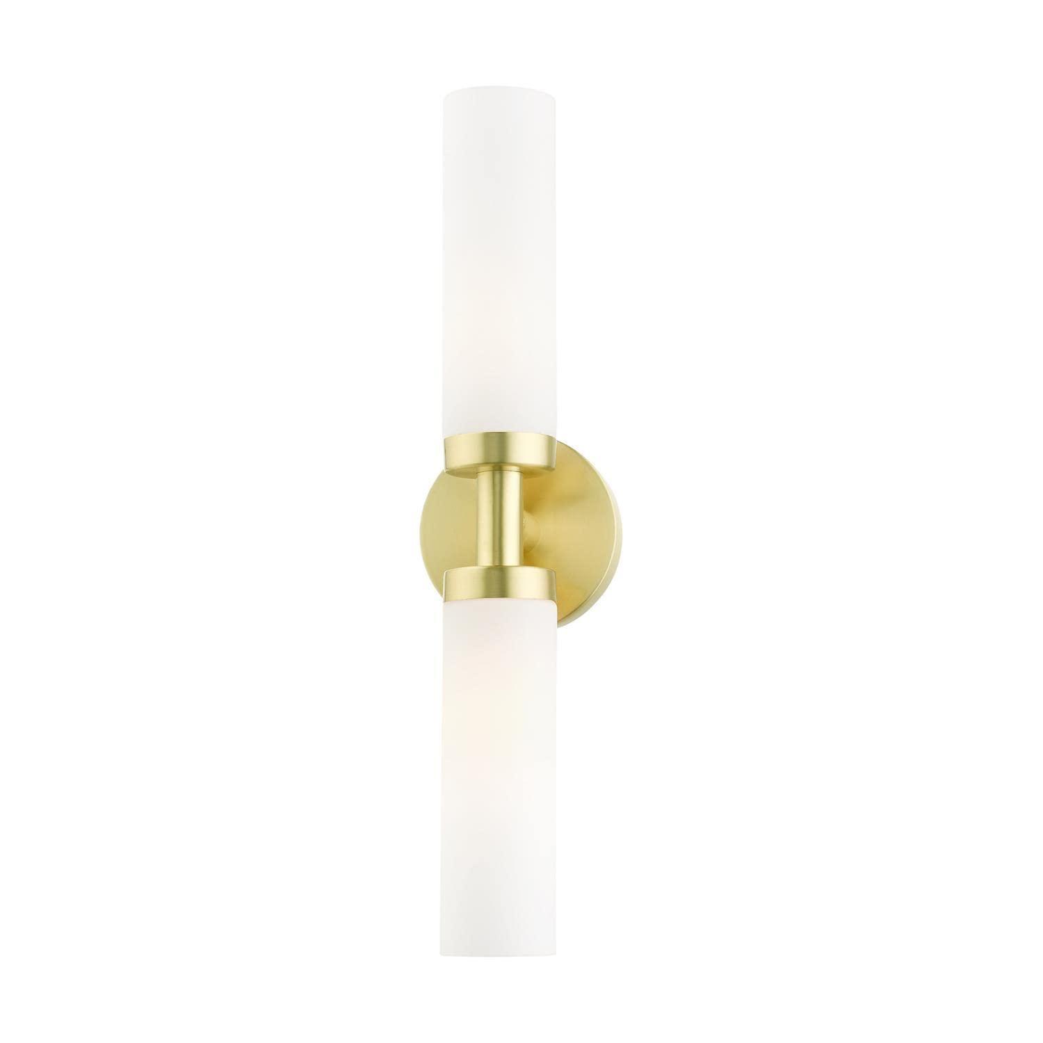Livex Lighting Aero 2 - Light Vanity in  Satin Brass