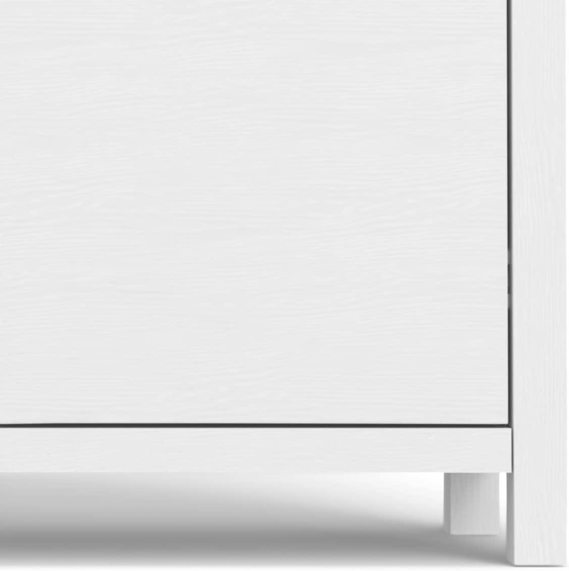 Simpli Home Hollander SOLID WOOD 54 inch Wide Contemporary Sideboard Buffet in White