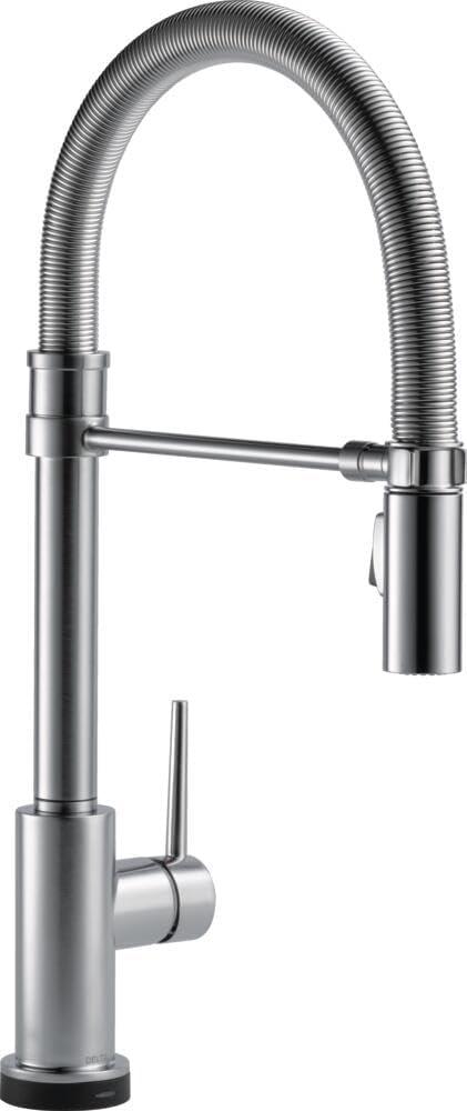 Trinsic Pull Down Sprayer Kitchen Sink Faucet, Pro Commercial Style Pull Down Kitchen Faucet