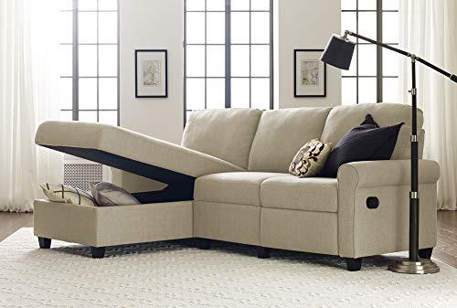 Serta Palisades Reclining Sectional Sofa with Storage Chaise