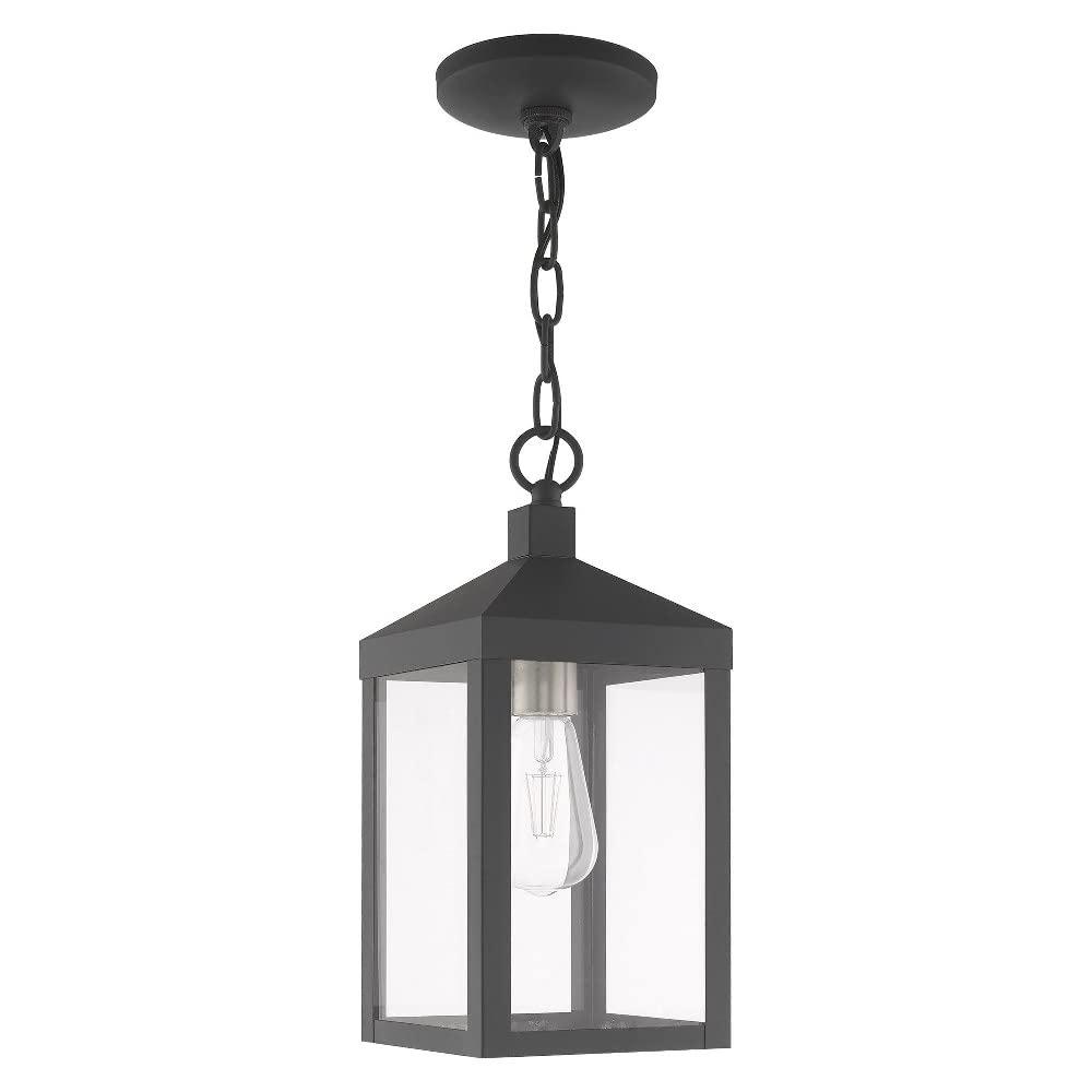 Livex Lighting Nyack 1 - Light Pendant in  Brushed Nickel