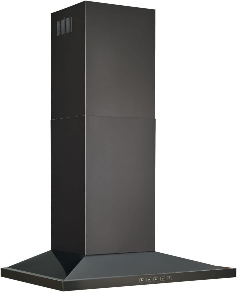 Broan 30" Classic Pyramid Chimney Hood, 450 CFM, LED, LOW PROFILE