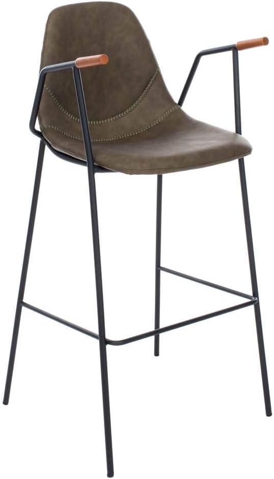 Chaliah Upholstered 30'' Counter Stool with Metal Frame