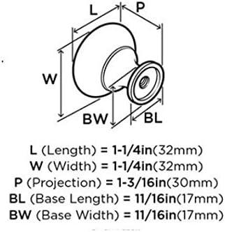 Allison 1 1/4" Diameter Mushroom Knob