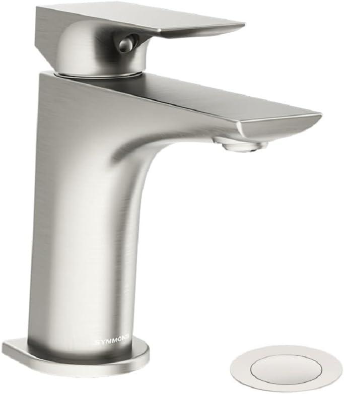 Verity Single Handle Bathroom Faucet with Push Pop Drain