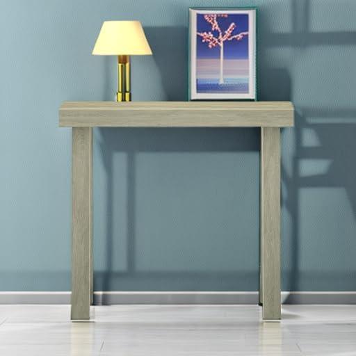 Plank+Beam 36” Solid Wood Console Table, Classic Farmhouse Style Sofa Table, Narrow Entryway Table for Hallway