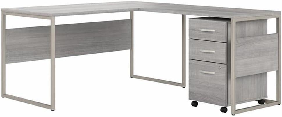 Hybrid L-Shaped Computer Desk Office Set