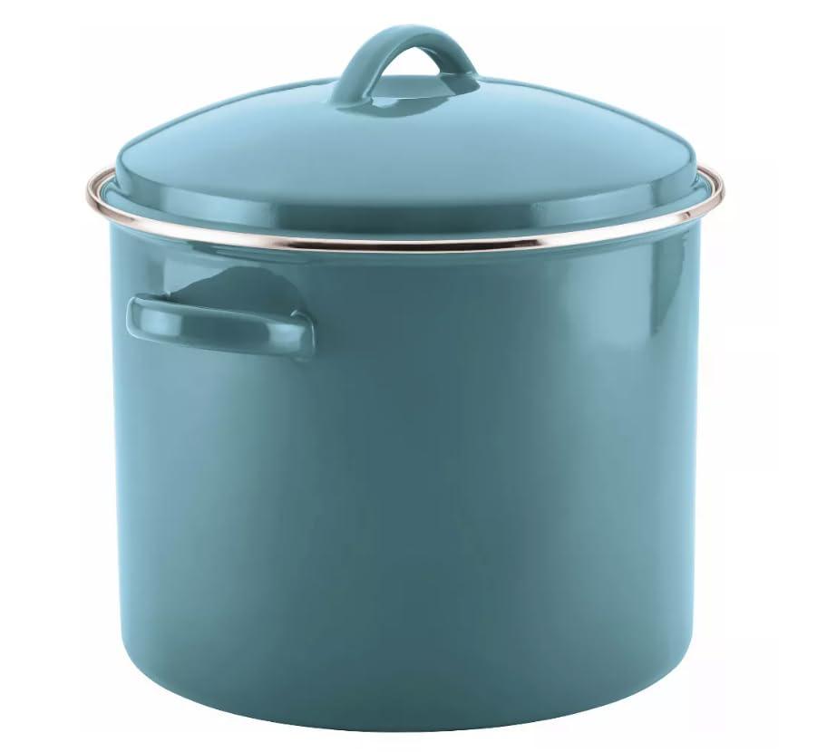 Farberware Farberware Enamel-on-Steel Large Stockpot with Lid, 16-Quart