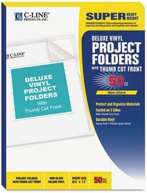 C-Line Deluxe Vinyl Project Folders