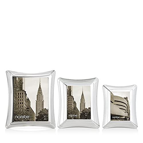 Nambe Portal Picture Frame Holds One 5 x 7 Photo - Silver