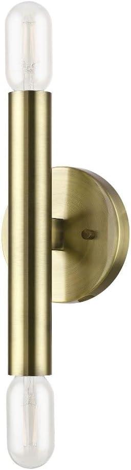 Livex Lighting Copenhagen 2 - Light Wall Light in  Antique Brass
