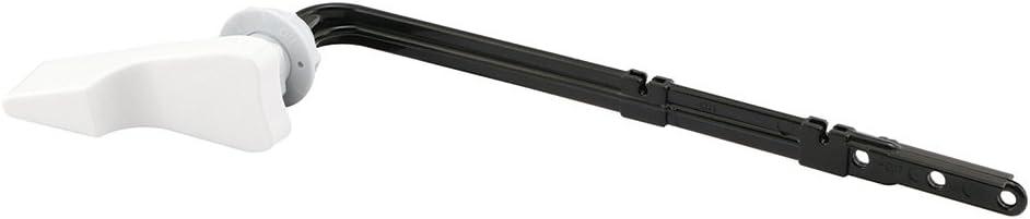 Toilet Tank Lever, Adjustable, Plastic, White Handle, Fits Fluidmaster Sure-Fit (Single Pack)