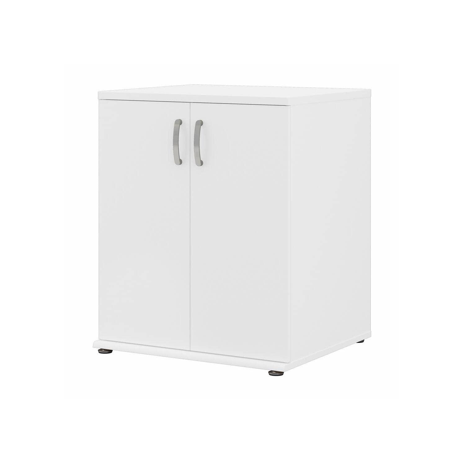 Bush Business Furniture Universal Laundry Room Storage Cabinet with Doors and Shelves