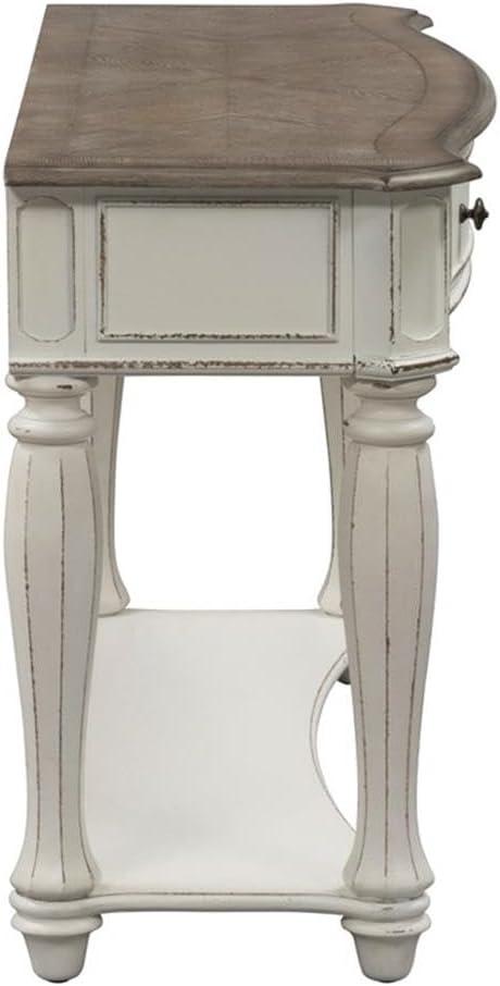 Magnolia Manor White Sofa Table