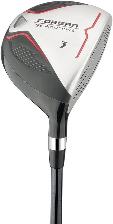 Forgan F100 Golf Clubs Set with Bag, Graphite/Steel, Regular, Mens Right Hand