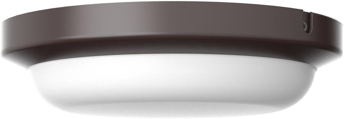 Bronze 8" Round Aluminum LED Flush Mount Ceiling Light