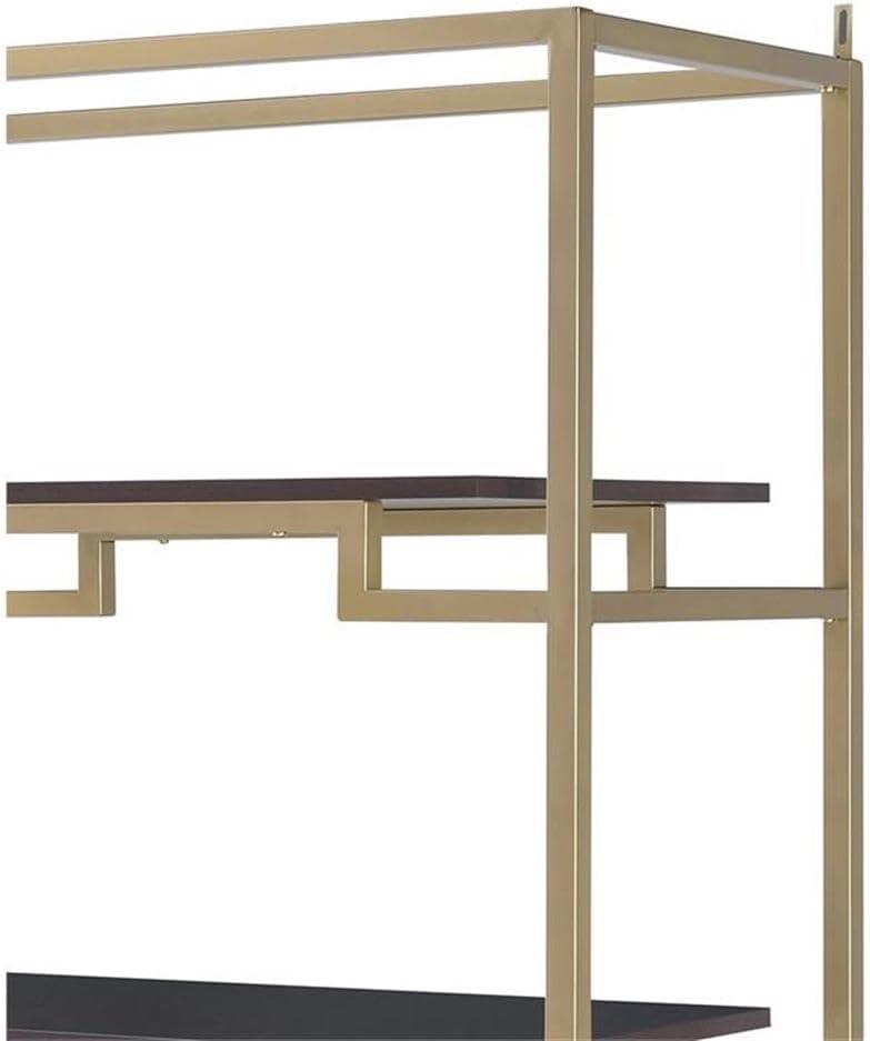ACME Yumia Bookshelf in Gold