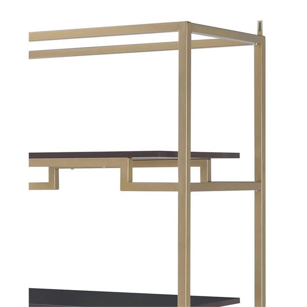 ACME Yumia Bookshelf in Gold