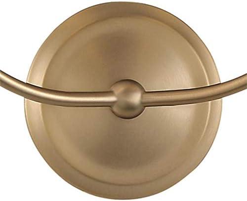 Sylvan Vibrant Gold Brass 2-Light Dimmable Sconce with Silk Shade