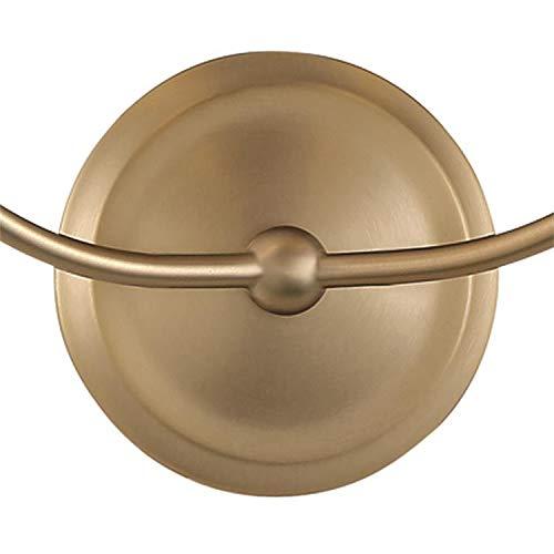 Sylvan Vibrant Gold Brass 2-Light Dimmable Sconce with Silk Shade
