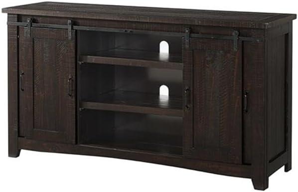 Durango 65" Solid Wood TV Stand Espresso Finish - Martin Svensson Home