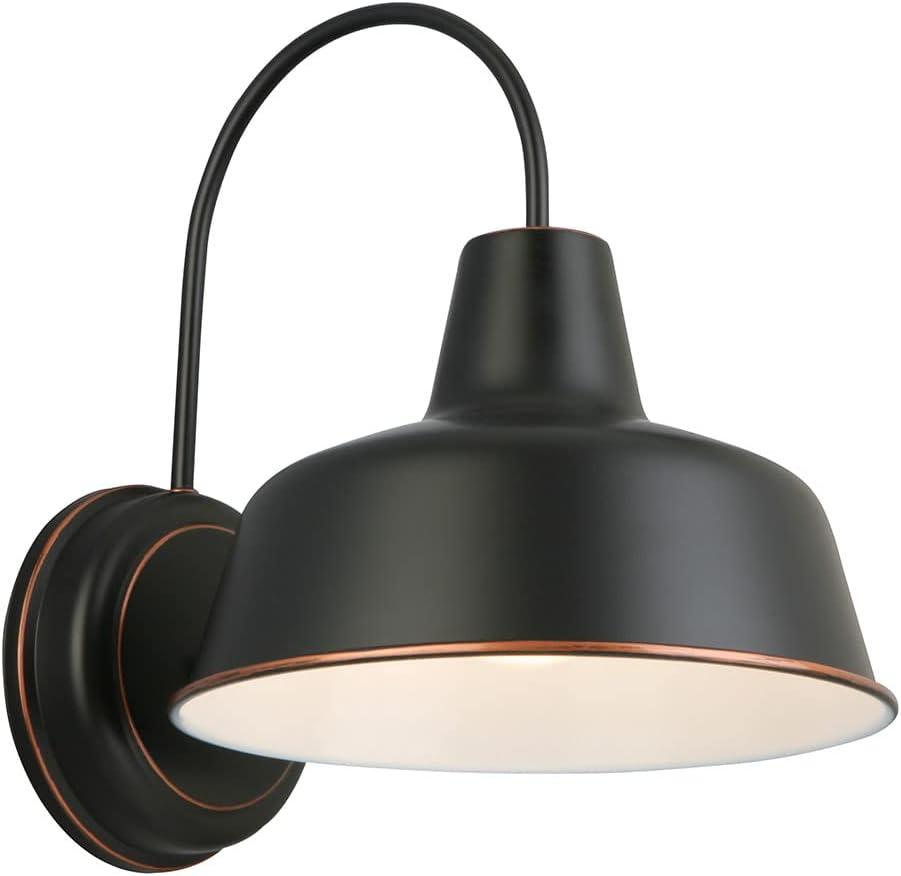 Design House 519504 Mason Barn Light Indoor/Outdoor Wall Light for 8-inch in Oil Rubbed Bronze