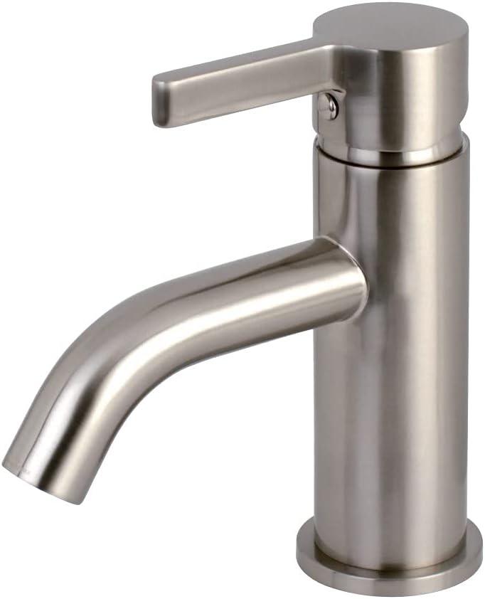 Kingston Brass Continental Single-Handle 1-Hole Deck Mount Bathroom Faucet with Push Pop-Up