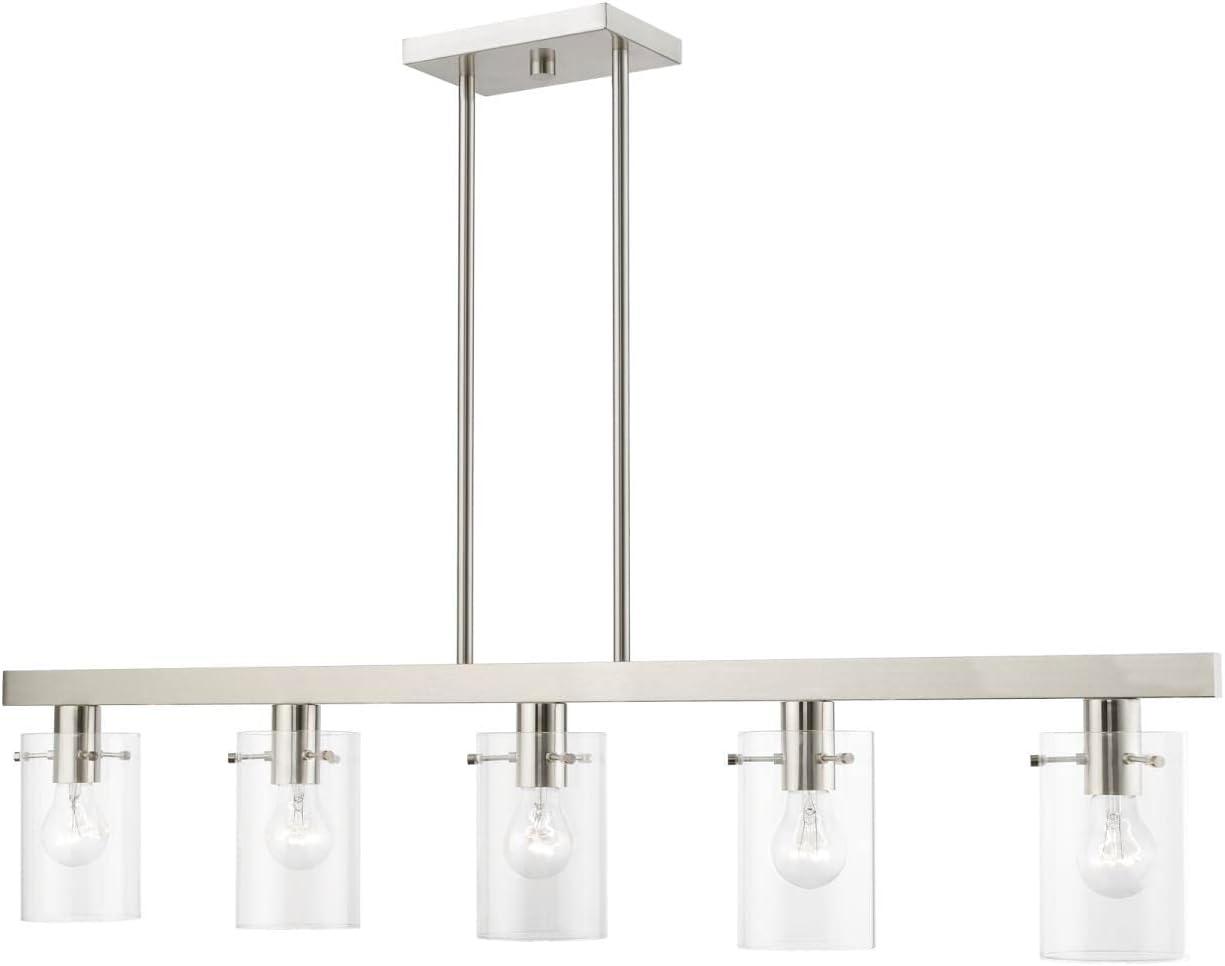 Livex Lighting Munich 5 - Light Chandelier in  Brushed Nickel
