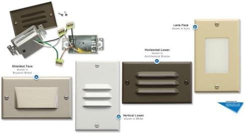 Bronze LED Wall-Mounted Dimmable Step Light