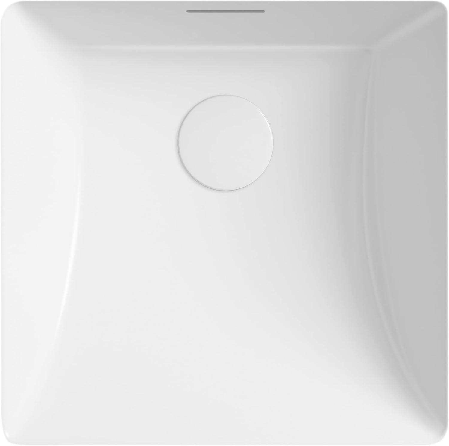 Brazn Square Undermount Bathroom Sink