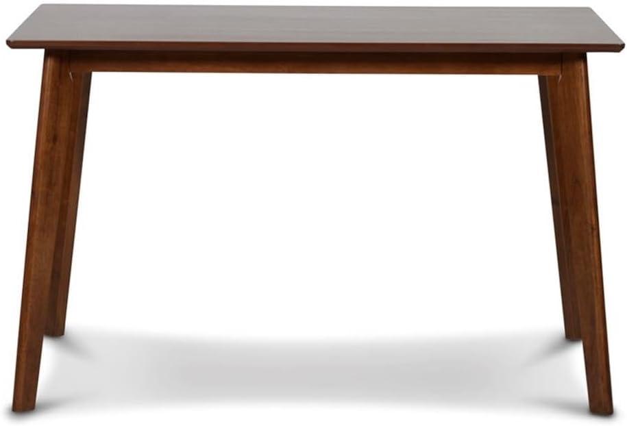 New Classic Furniture Morocco Rectangle Wood Dining Table in Walnut Brown