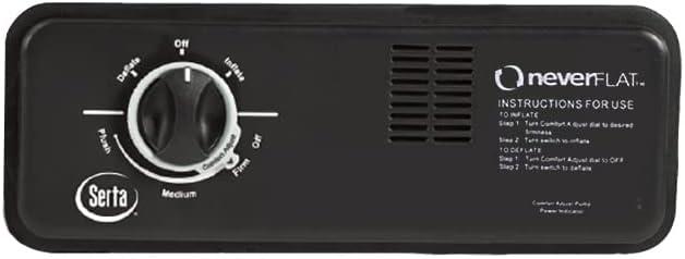 Serta Queen Air Mattress with 18"  Thickness and Internal Ac Pump and neverFLAT Fabric Plush Top