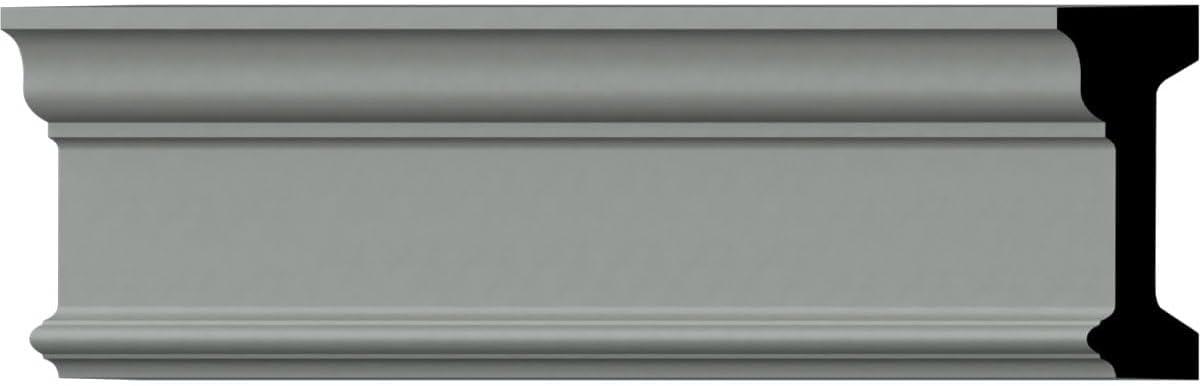 Architectural Elegance 4.75'' Primed Polyurethane Crown Moulding