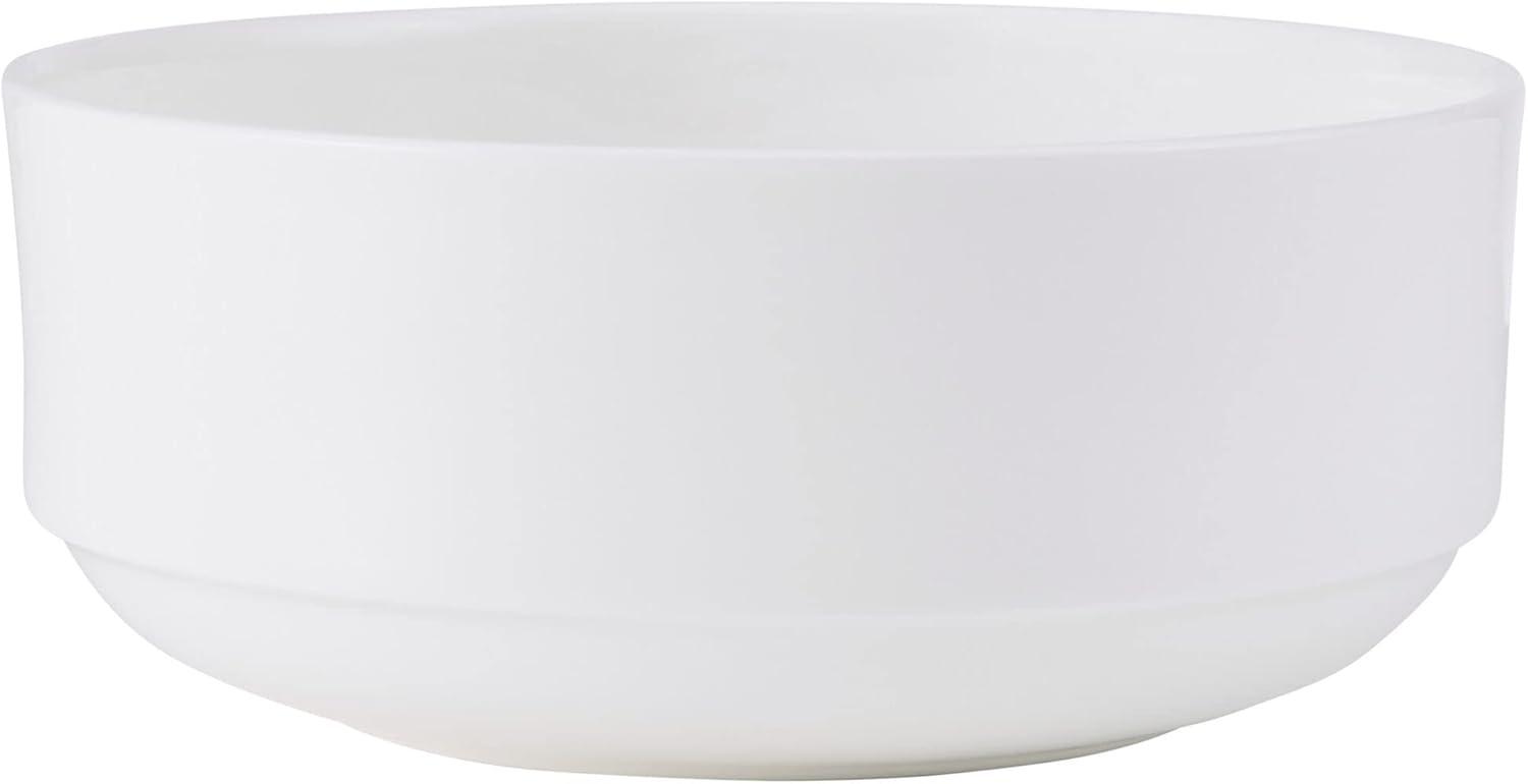 White Porcelain 12-Piece Round Dinnerware Set, Service for 4