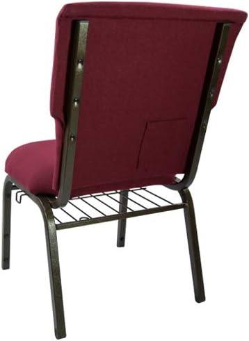 Maroon Church Chair 21"