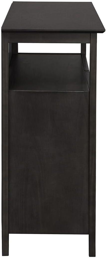 Convenience Concepts Big Sur Highboy TV Stand with Storage Cabinets for TVs up to 40 Inches, Weathered Gray