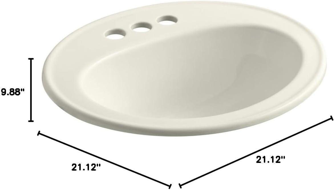 Pennington® Self-Rimming Drop-in Bathroom Sink with 4" Centers