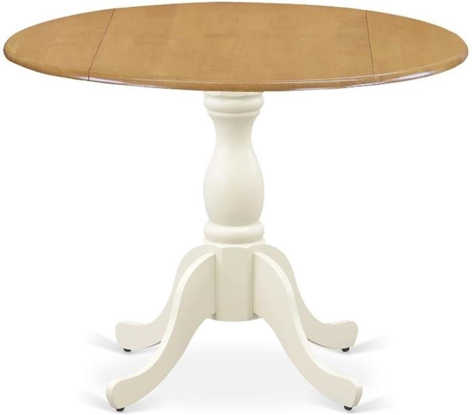 Dublin Extendable Round Solid Wood Dining Table