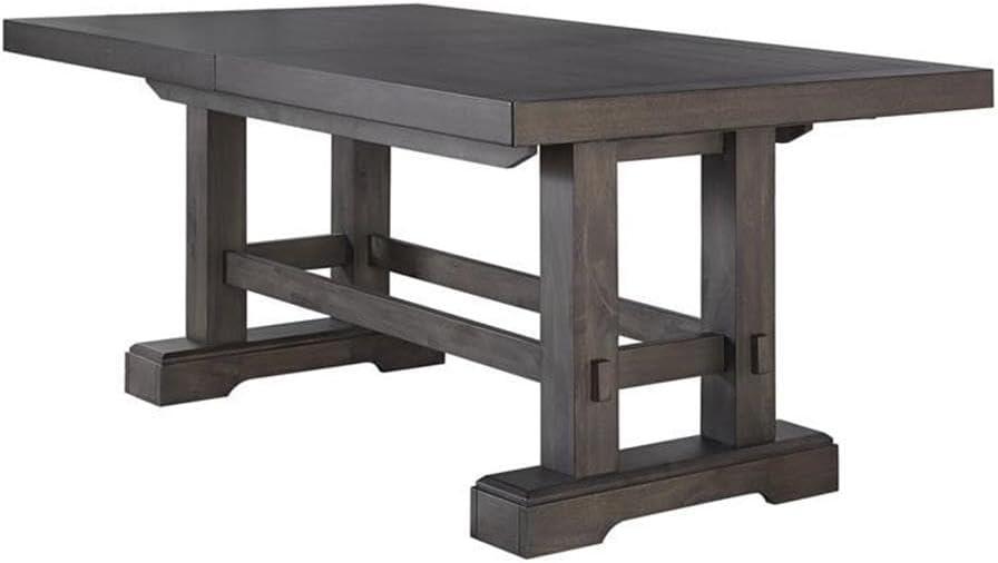 Dusky Cedar Extendable Farmhouse Dining Table for Ten