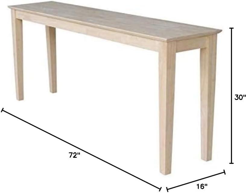 Shaker Table Unfinished - International Concepts