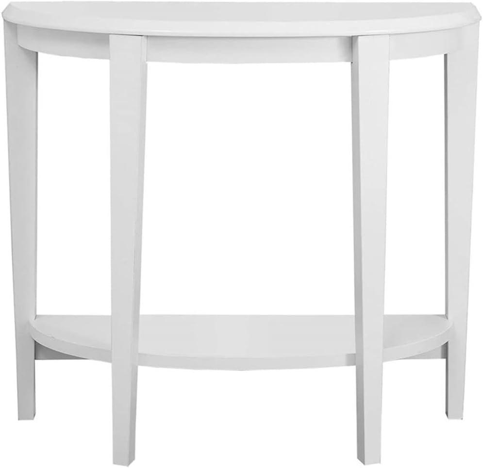 PaFagwy Console Table - Narrow Entry Table, 36” L (White)