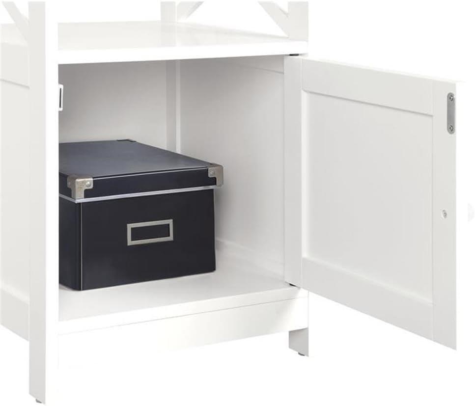 Convenience Concepts Oxford End Table with Cabinet, Multiple Finishes