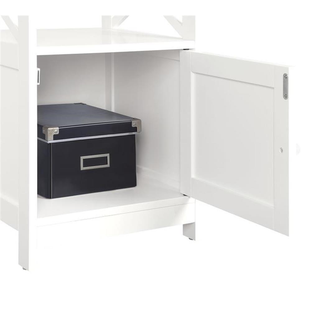 Convenience Concepts Oxford End Table with Cabinet, Multiple Finishes