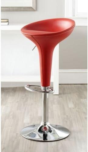 Shedrack Swivel Bar Stool   - Safavieh